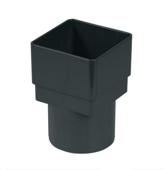 SQUARE TO ROUND PIPE ADAPTOR - ANTHRACITE - Transtools Online