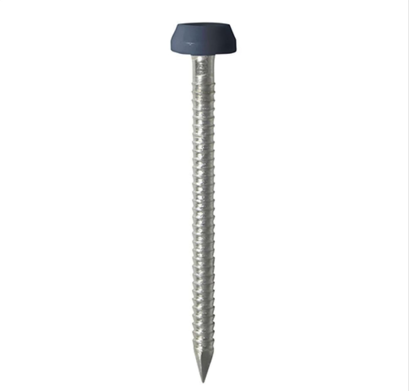 STAINLESS POLYTOP NAILS ANTHRACITE GREY 65MM - 100 PACK - Transtools Online