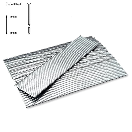 Tacwise 18G Galvanised Smooth Brad Nails 10mm - 50mm