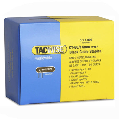 Tacwise CT - 60 Cable Staples 10mm - 14mm