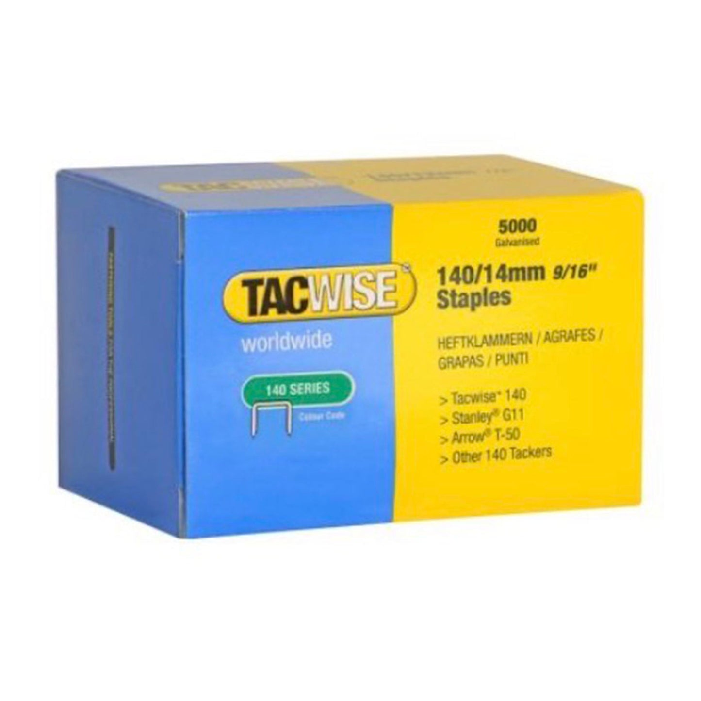 Tacwise Type 140 Series Staples 14mm 5000 Pack