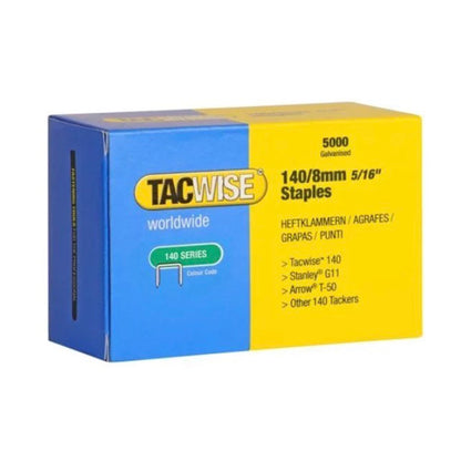 Tacwise Type 140 Series Staples 8mm 5000 Pack