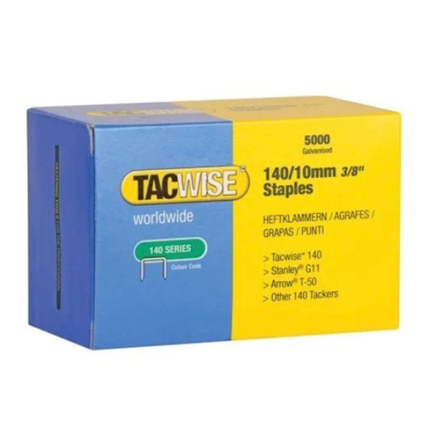 Tacwise Type 140 Series Staples 10mm 5000 Pack