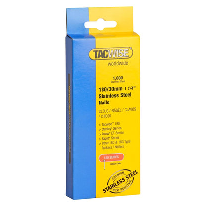 Tacwise Type 180 Collated Brad Nails 18G 20mm - 50mm