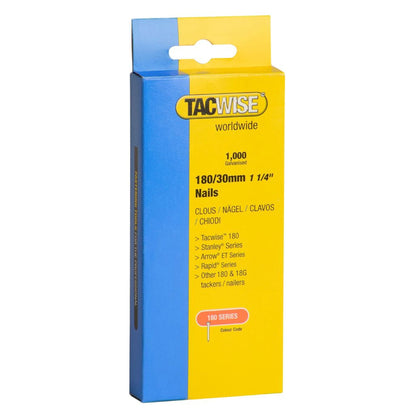 Tacwise Type 180 Collated Brad Nails 18G 20mm - 50mm