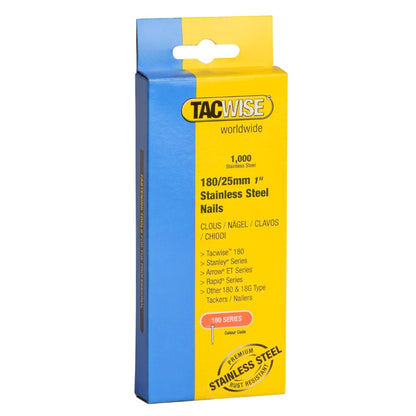 Tacwise Type 180 Collated Brad Nails 18G 20mm - 50mm