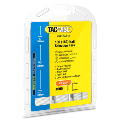 Tacwise Type 180 Collated Brad Nails 18G 20mm - 50mm