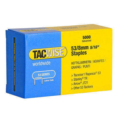 Tacwise Type 53 Staples 4mm - 16mm