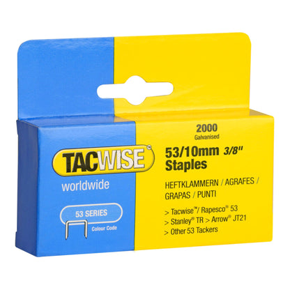Tacwise Type 53 Staples 4mm - 16mm