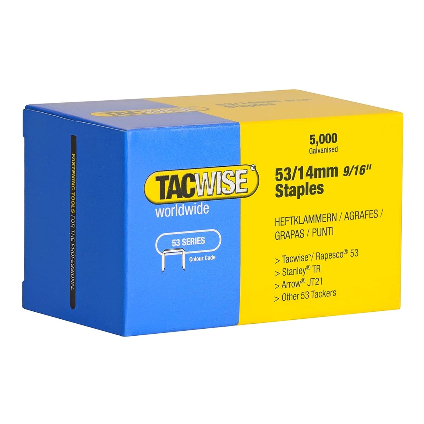 Tacwise Type 53 Staples 4mm - 16mm