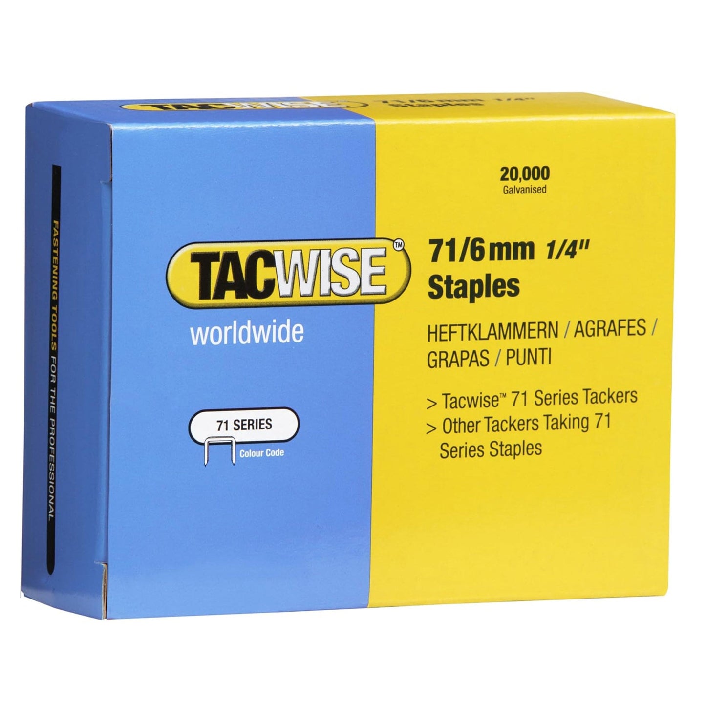 Tacwise Type 71 Series Staples 6mm