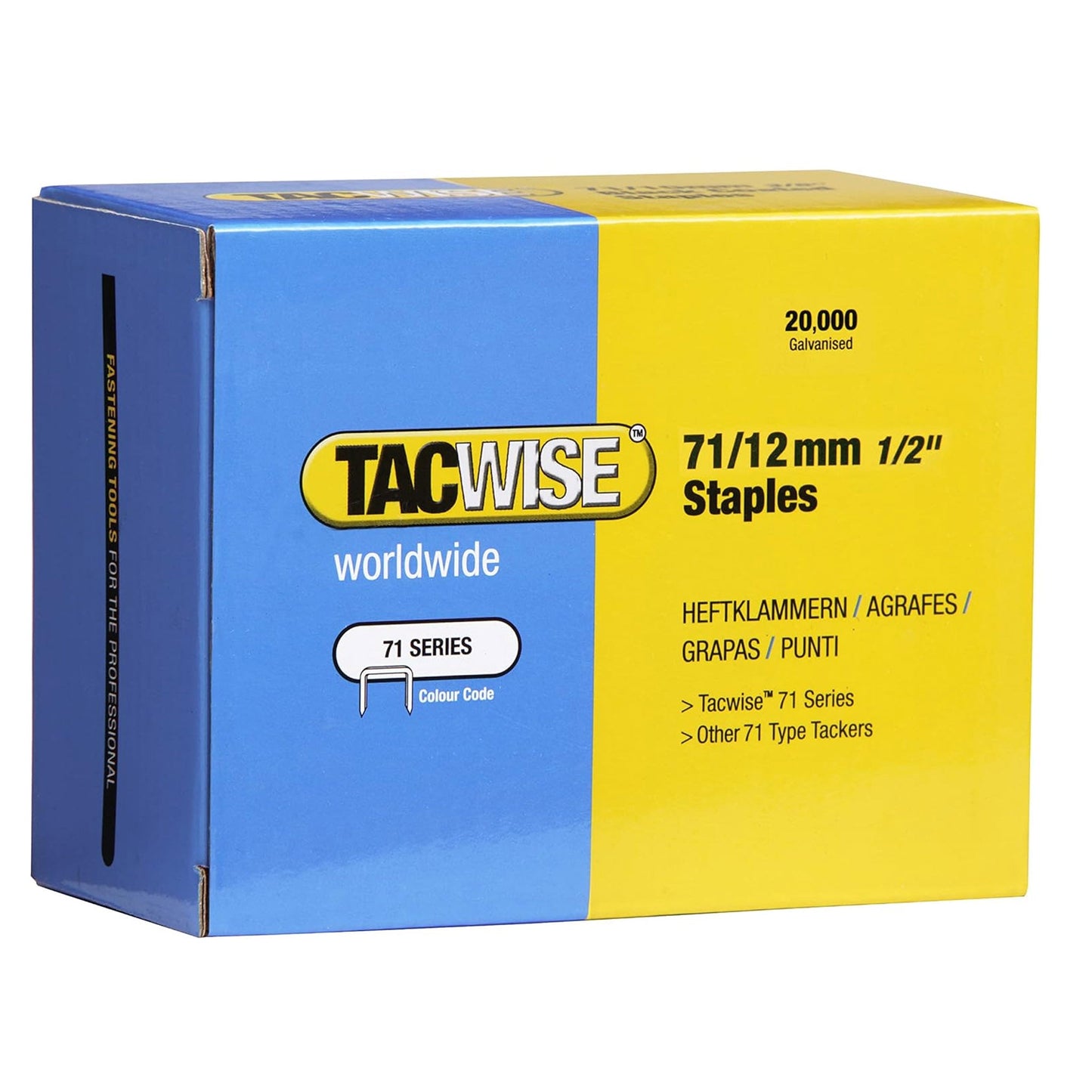 Tacwise Type 71 Series Staples 12mm