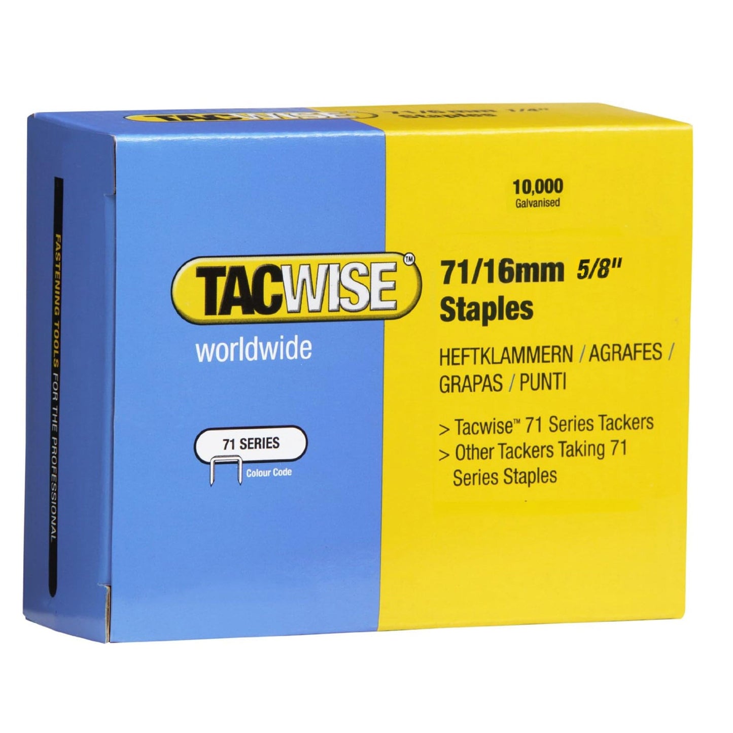 Tacwise Type 71 Series Staples 16mm