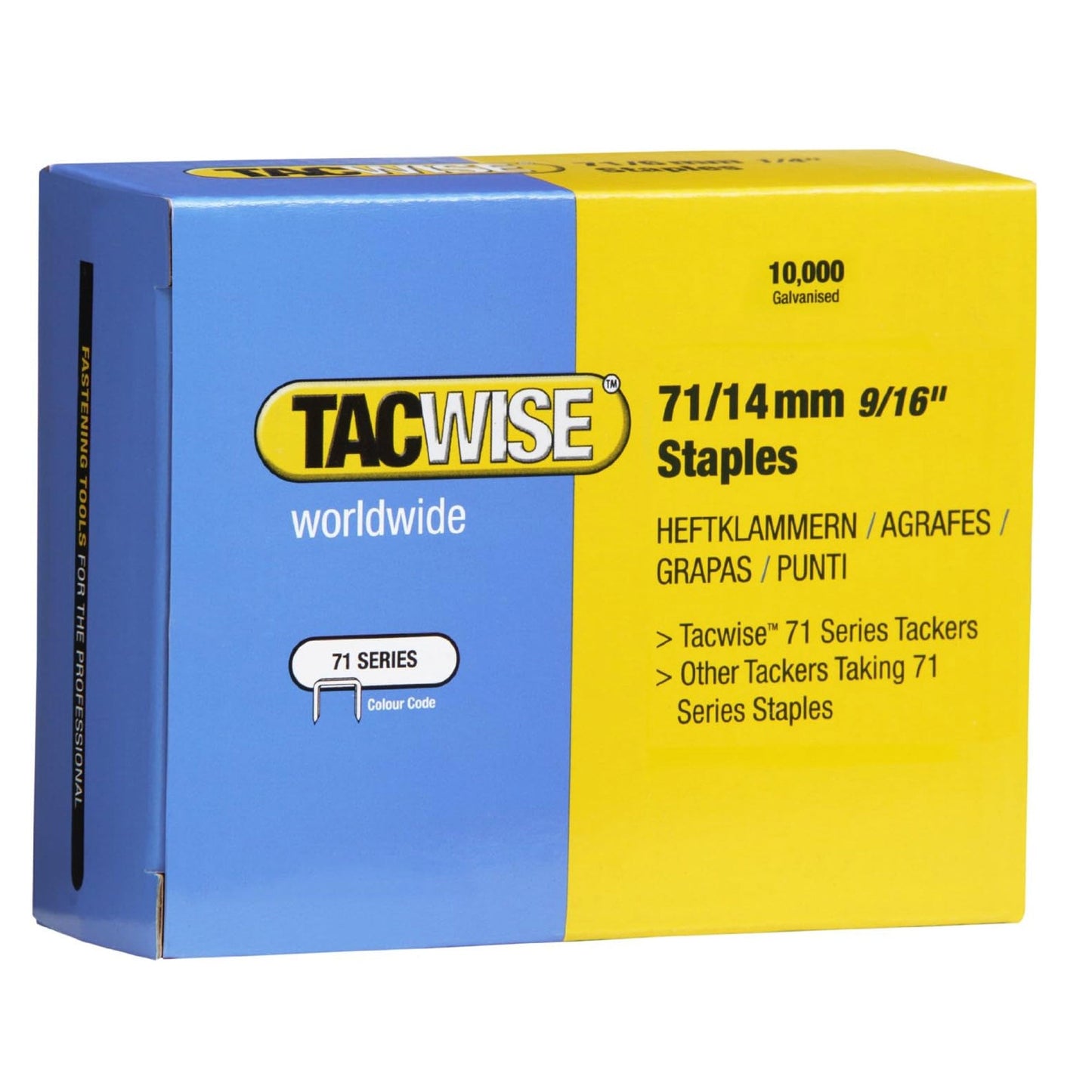 Tacwise Type 71 Series Staples 14mm