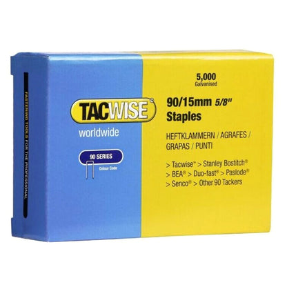 Tacwise Type 90 Staples 15mm - 40mm