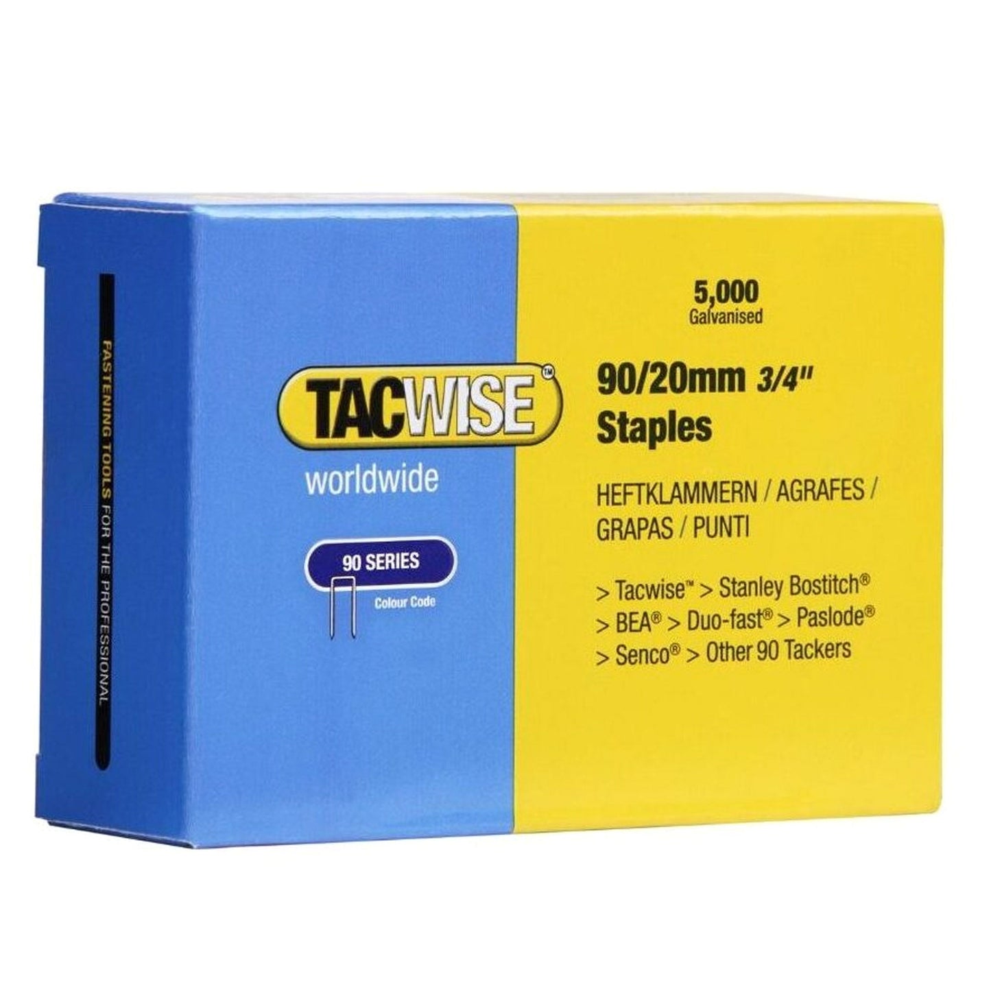 Tacwise Type 90 Staples 15mm - 40mm