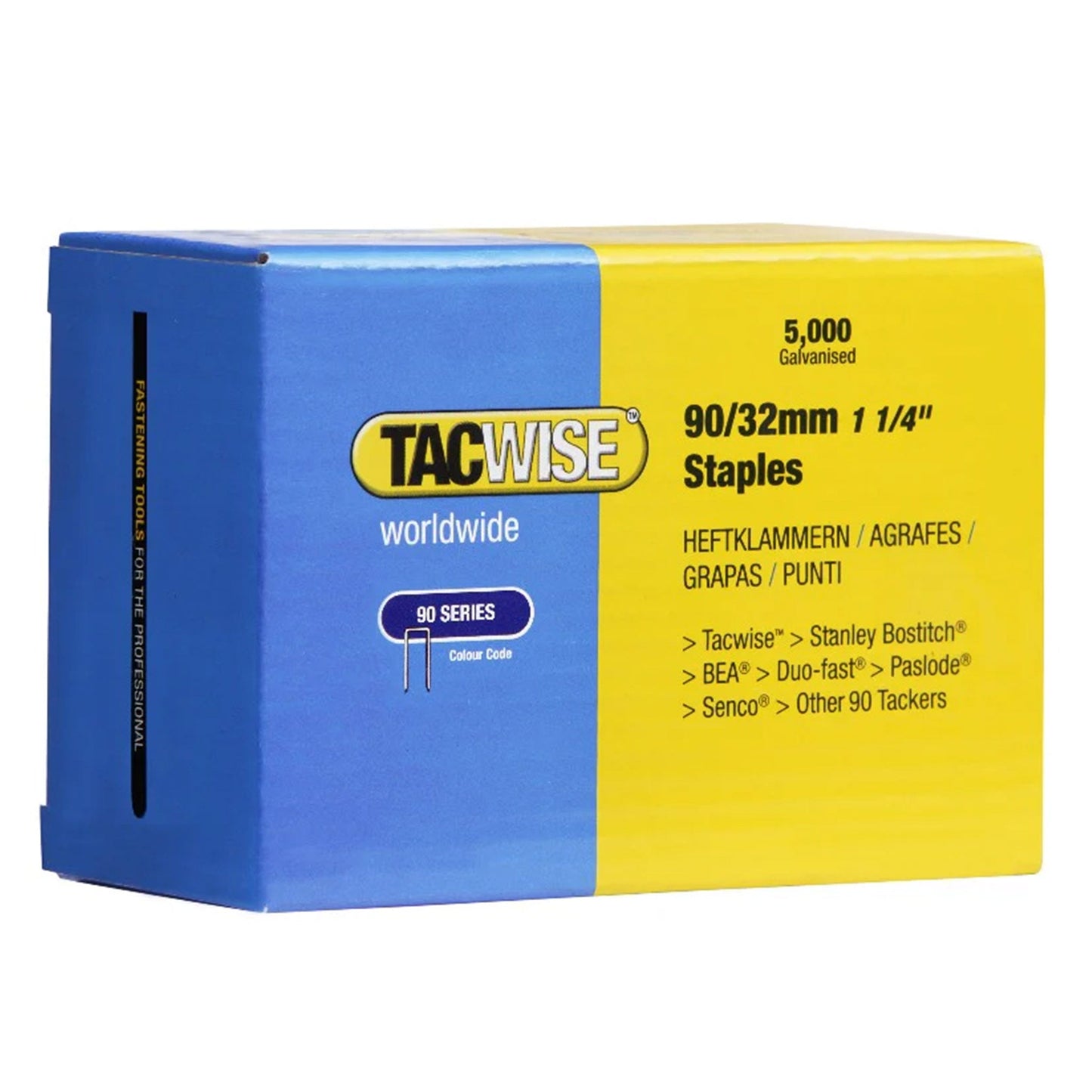 Tacwise Type 90 Staples 15mm - 40mm