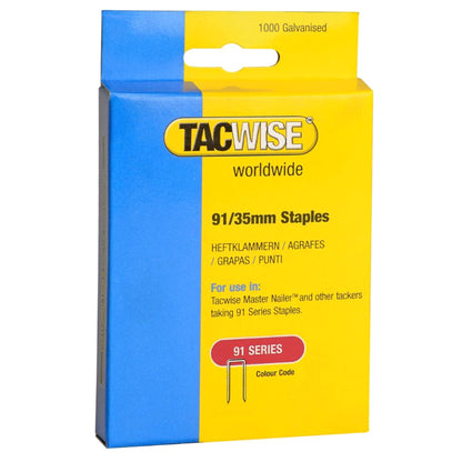Tacwise Type 91 Staples 18mm - 45mm