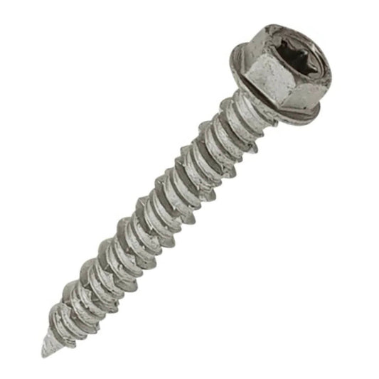 TechFast Concrete Masonry Screws Hex And Torx 100 Box