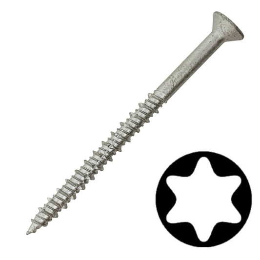 Techfast Masonry Torx Screws Countersunk