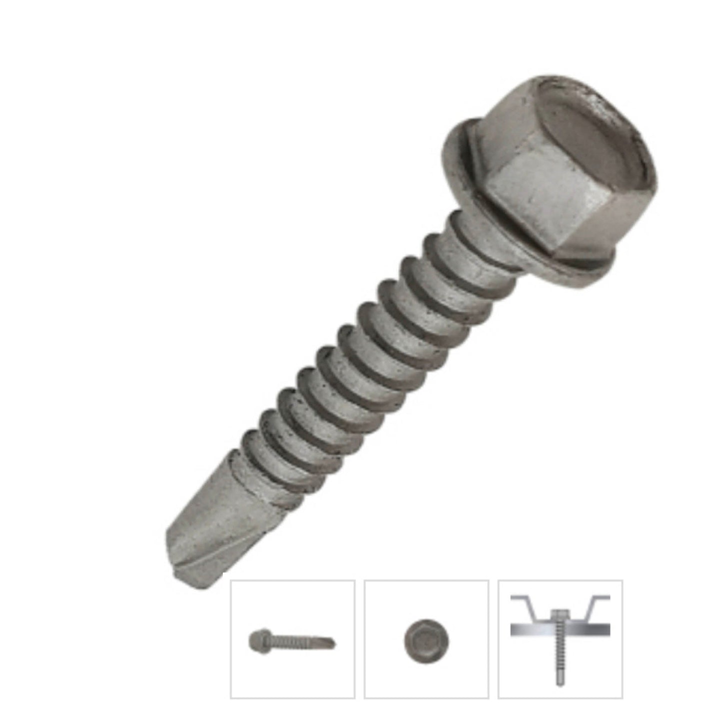 TECHFAST ROOFING SHEETS TO STEEL SCREWS 5.5MM X 50MM - 100 BOX - Transtools Online