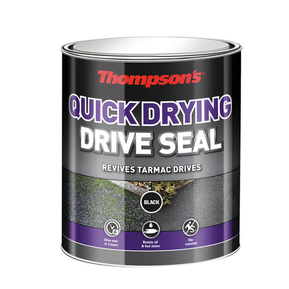 Thompsons Drive Seal Black Quick Drying - 5 Litre