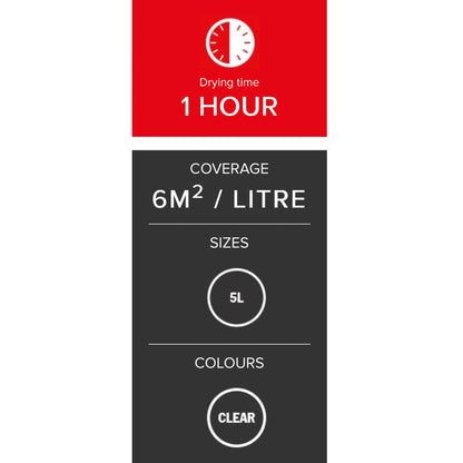 Thompsons One Coat Concrete Seal Clear 5 Litre