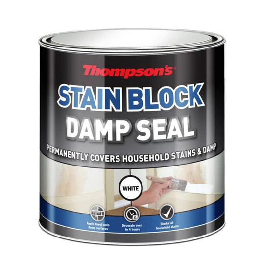 Thompsons Stain Block Damp Seal White Paint - 250ml - Transtools Online