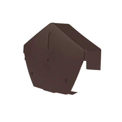Timloc Universal Dry Fix Angled Ridge End Cap Brown