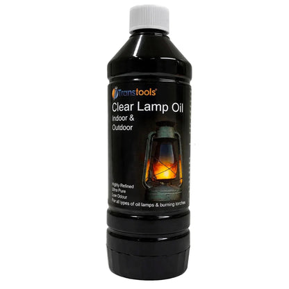 Transtools Clear Lamp Lantern Indoor and Outdoor Oil 1 Litre