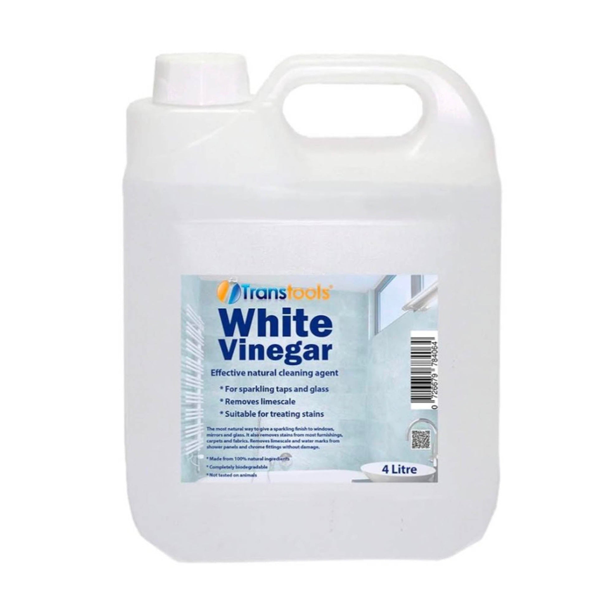 Transtools Natural White Vinegar - 4 Litre