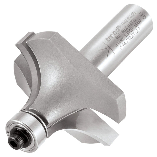 Trend Bearing Guided Ovolo 16mm Radius Router Cutter 46/160X1/2TC