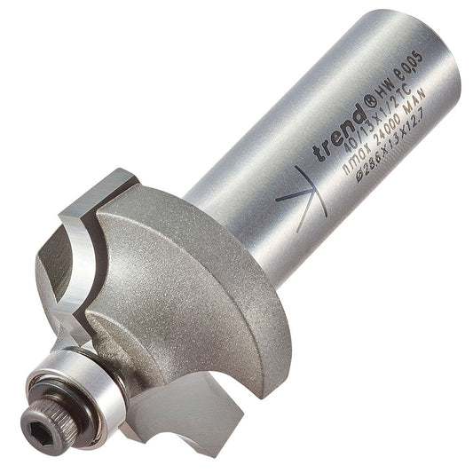 Trend Bearing Guided Ovolo 6.3mm Radius Router Cutter 40/13X1/2TC