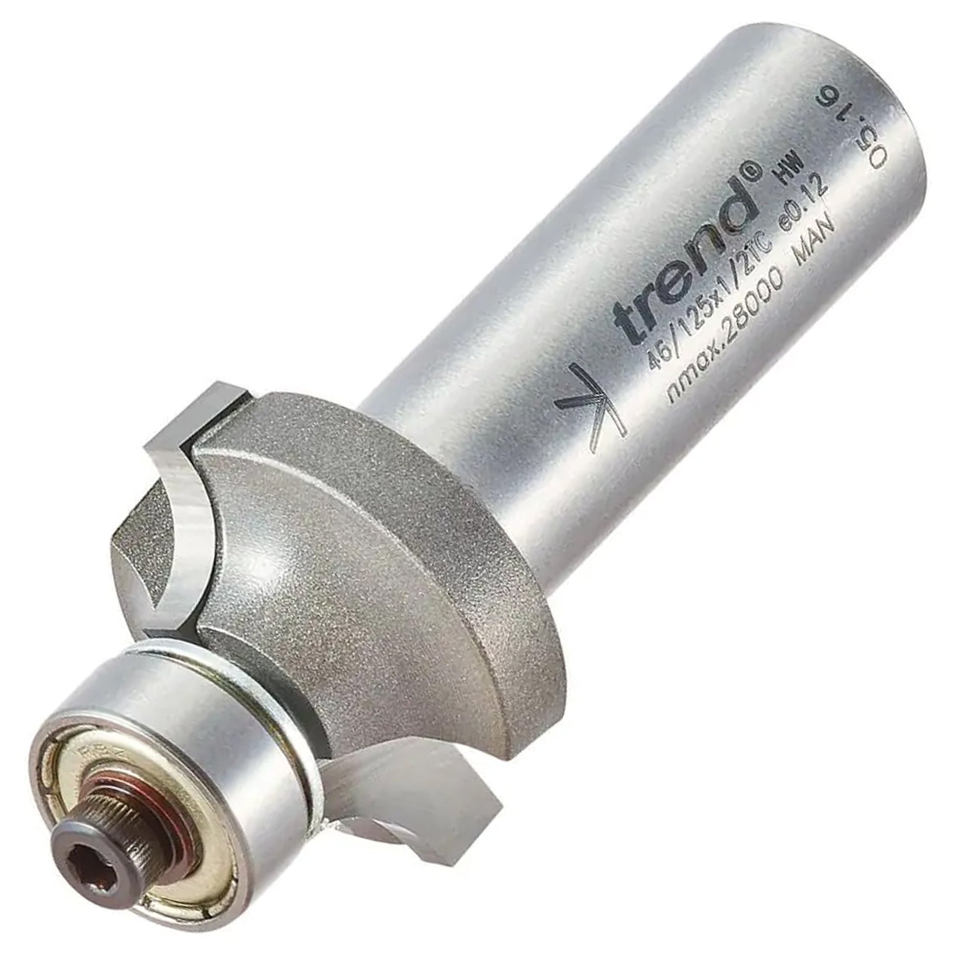 Trend Bearing Guided Ovolo 6mm Radius Router Cutter 46/125X1/2TC