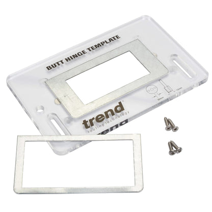 Trend Routing Template Butt Hinge Recess 75mm and 100mm TEMP/BH/A