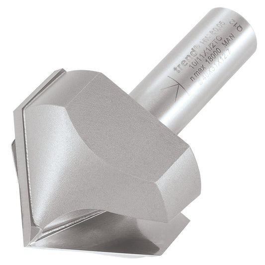 Trend Chamfer V Groove Router Cutter 45 Degree 38mm Shank 1/2in 10/11X1/2TC