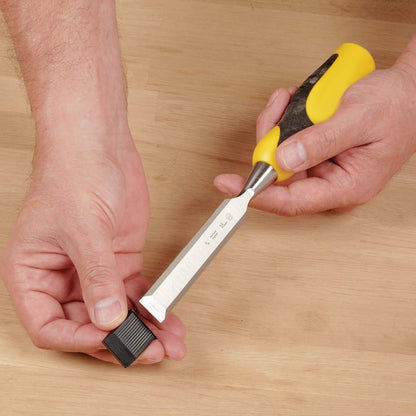 Trend Chisel Edge Guard Protectors 12 Pack FTS/CEG Fitting on the Edge of a Chisel