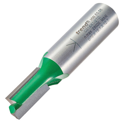 Trend Two Flute Straight Router Cutter 10mm diameter C016X1/2TC
