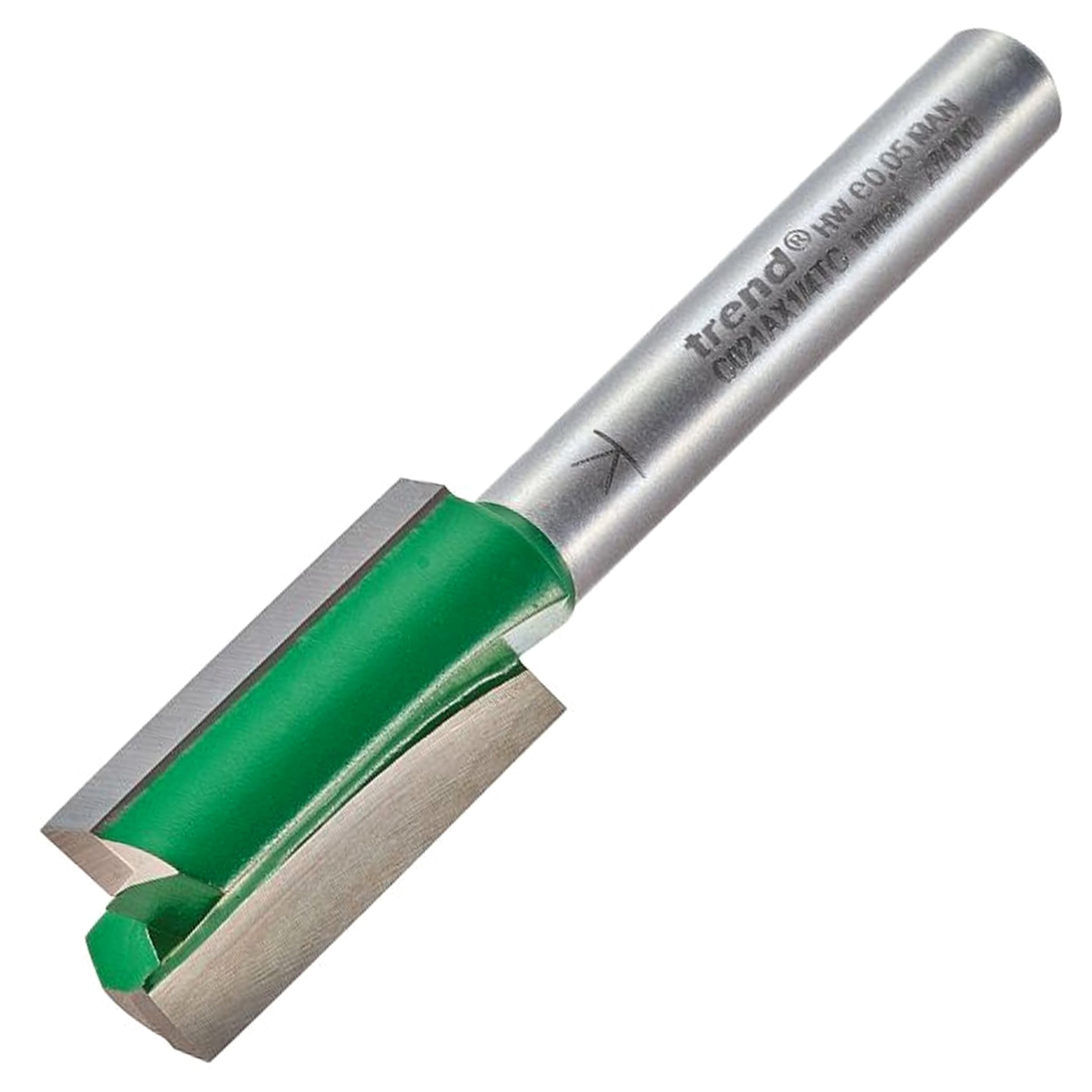 Trend Two Flute Straight Router Cutter 12.55mm diameter C021AX1/4TC