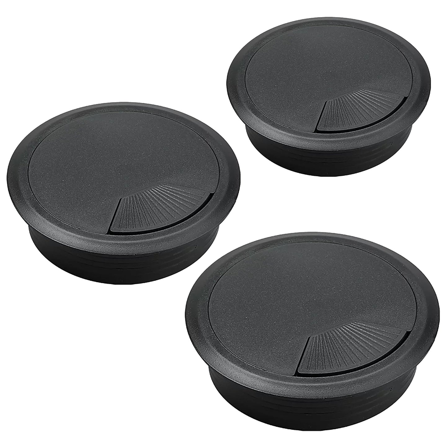 Trend Desk Cable Tidy Insert and Spring Loaded Coverplate CTI/60/PK3