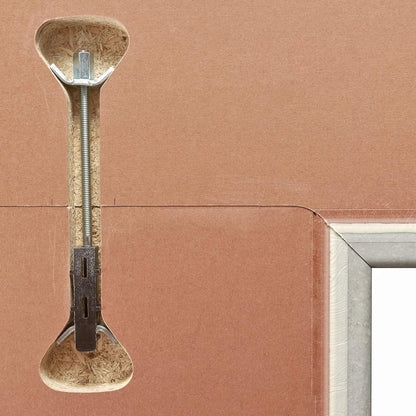 Trend Easibolt Worktop Connecting Bolts 3 Pack EB/PC/3 Fitted and Tightened in Worktop