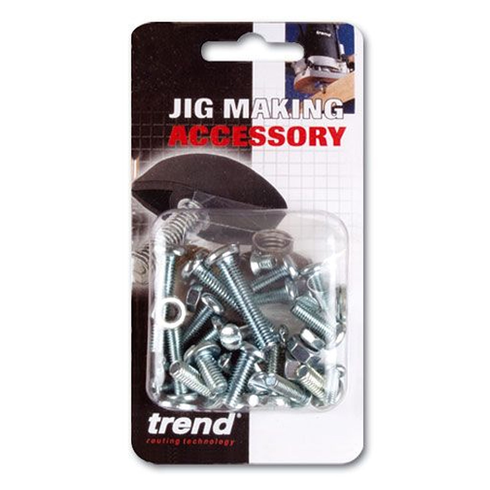 Trend Fixing Kit for Router Tables CSK Screws Varied Lengths FIX/KIT/2 in Retails Packaging