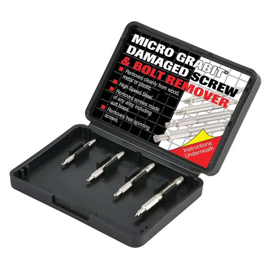 Trend GrabIt Damaged Bolt and Screw Remover Set 4 Piece