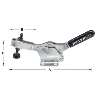 Trend Professional Toggle Clamp 150mm x 50mm H150 Size