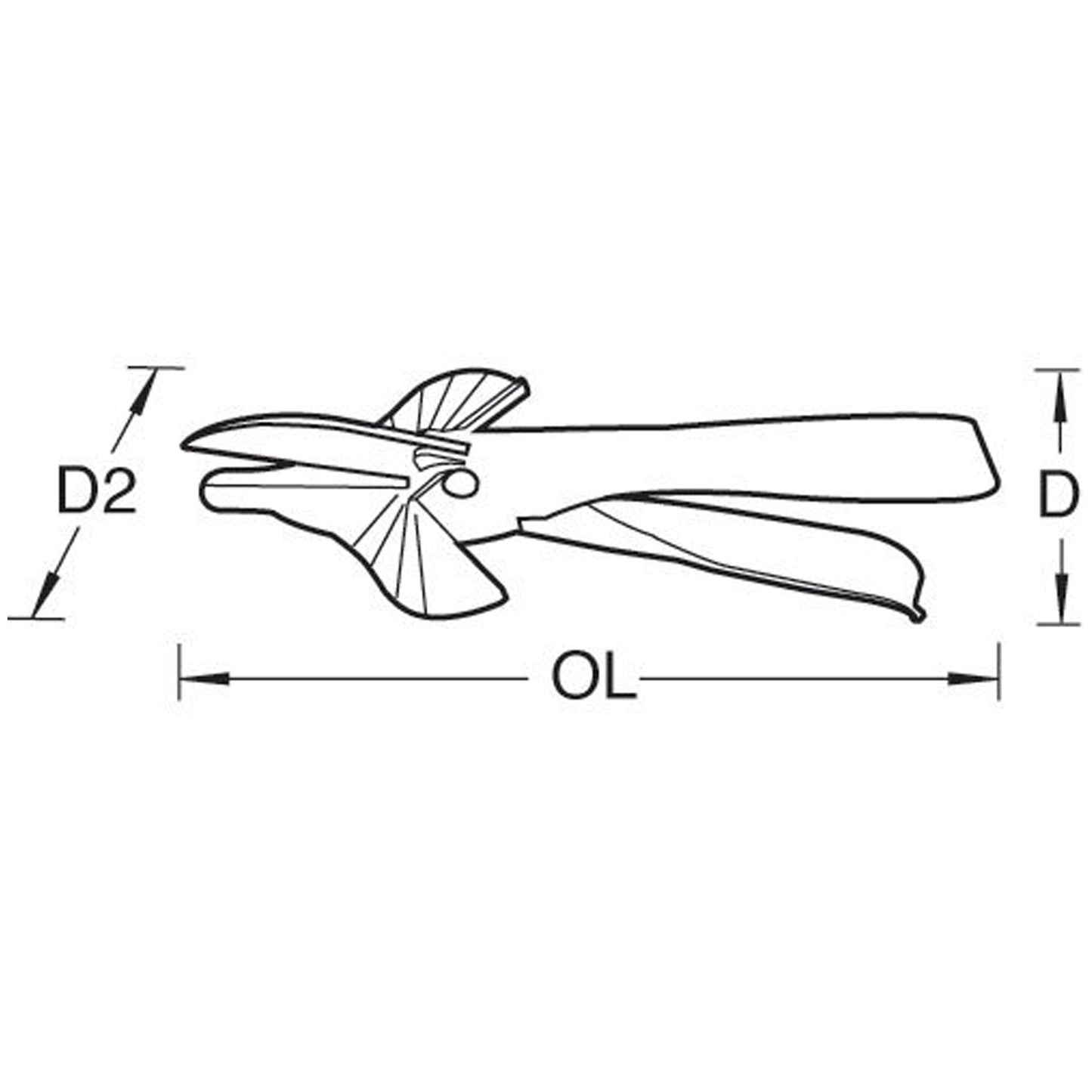 Trend Precision Hand Metre Shears HM/SHEAR Size Guide