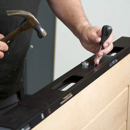 Trend Hinge Jig Bradawl High Impact Handle WP-HJ/09 Using a Jig to Mark a Door Hinge