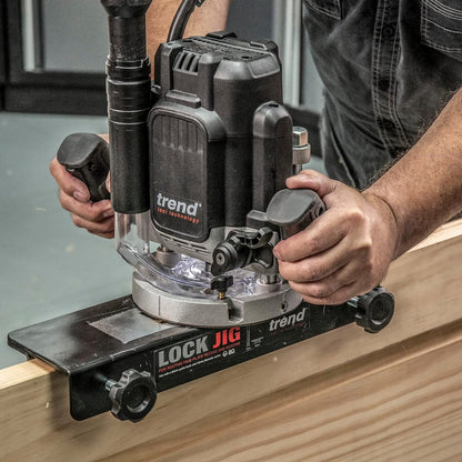 Trend Door Lock Jig Large LOCK/JIG/A Routing a Door Lock