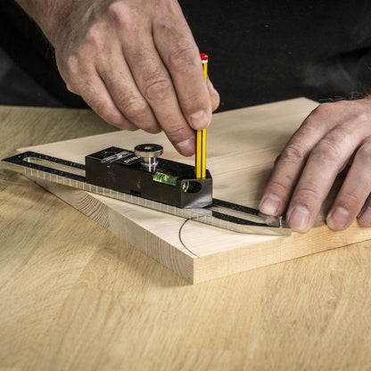 Trend Multiscribe Pro Multi Function Scribing Tool MS/PRO Marking a Piece of Wood