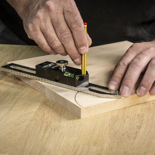 Trend Multiscribe Pro Multi Function Scribing Tool MS/PRO Marking a Piece of Wood