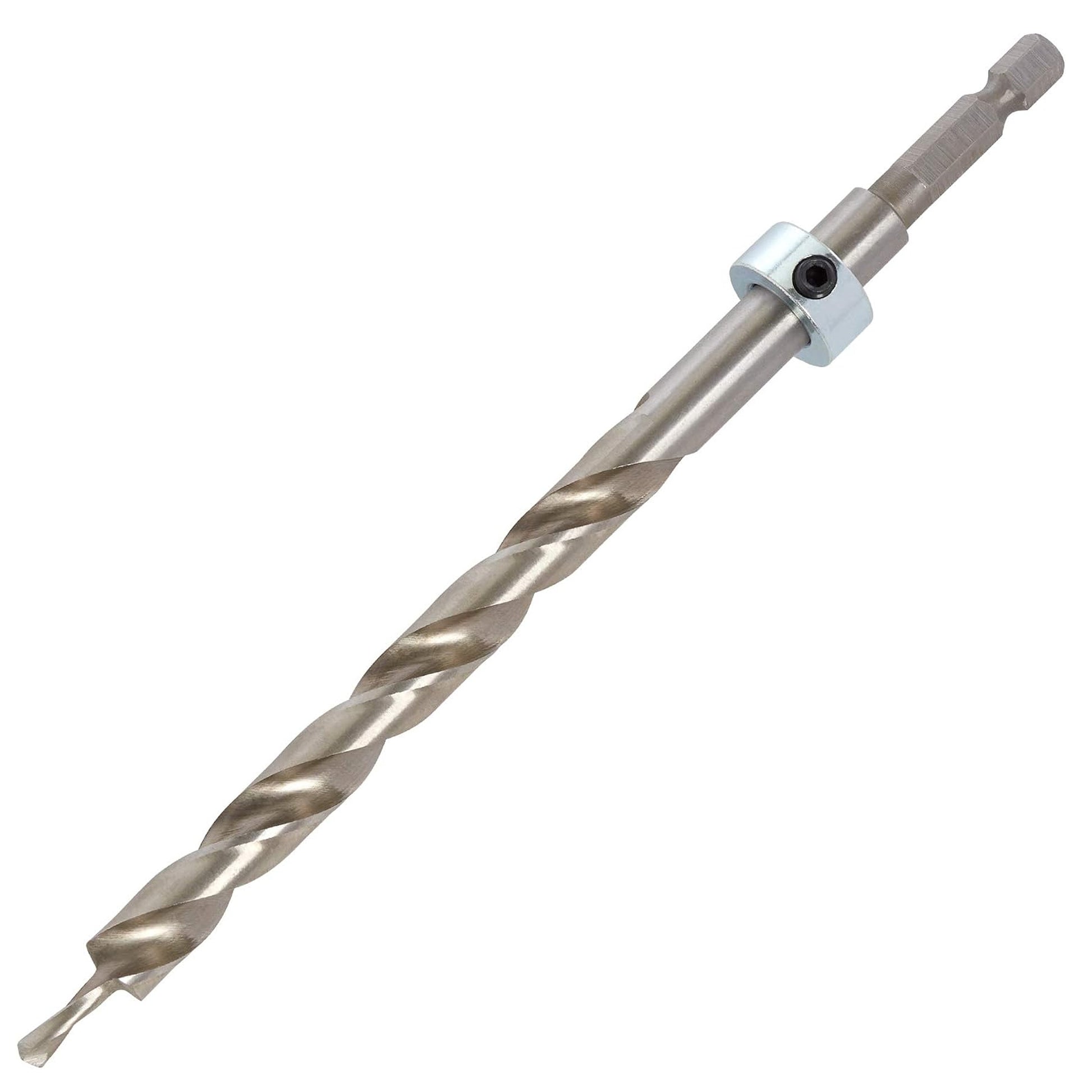 Trend Pocket Hole Jig Drill Bit 9.5mm 3/8in with Depth Stop Collar PH/DRILL/95Q